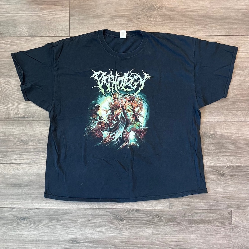 Pathology Band T-Shirt Mens 3XL Black Comatose Music Death Metal Graphic Tee